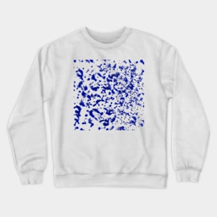 Paint Spatter Blue Crewneck Sweatshirt